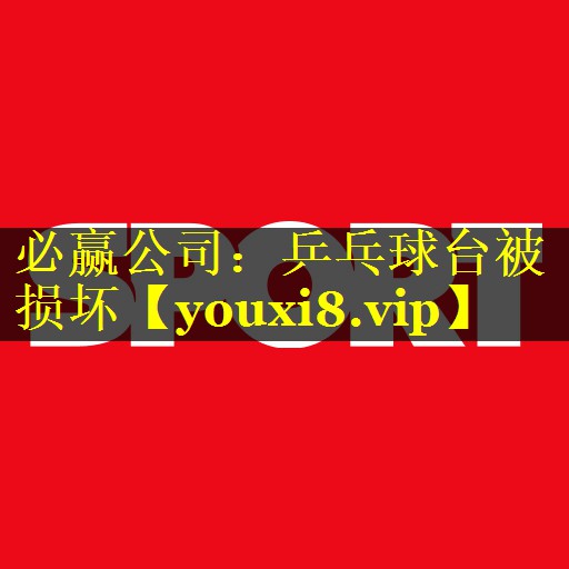 乒乓球台被损坏